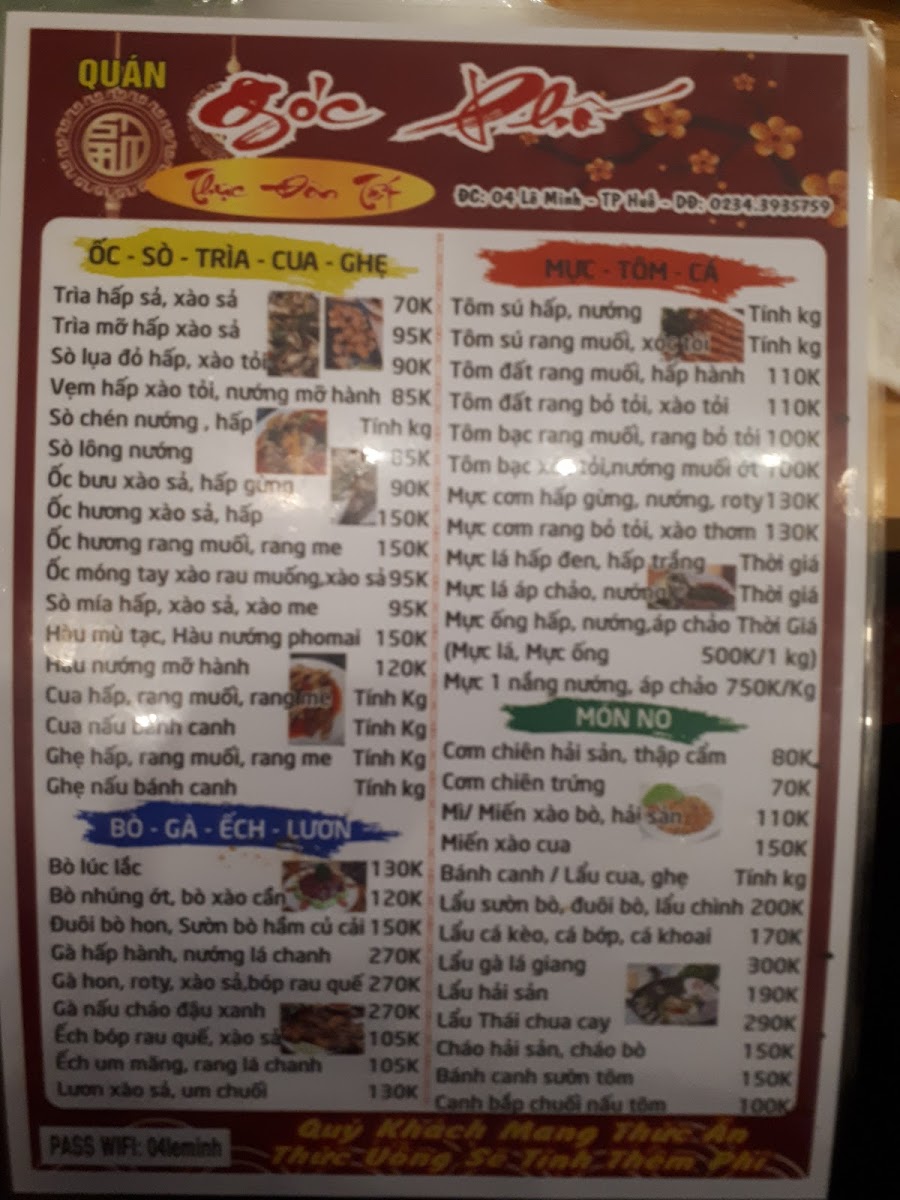 Menu Goc Pho Restaurant-6