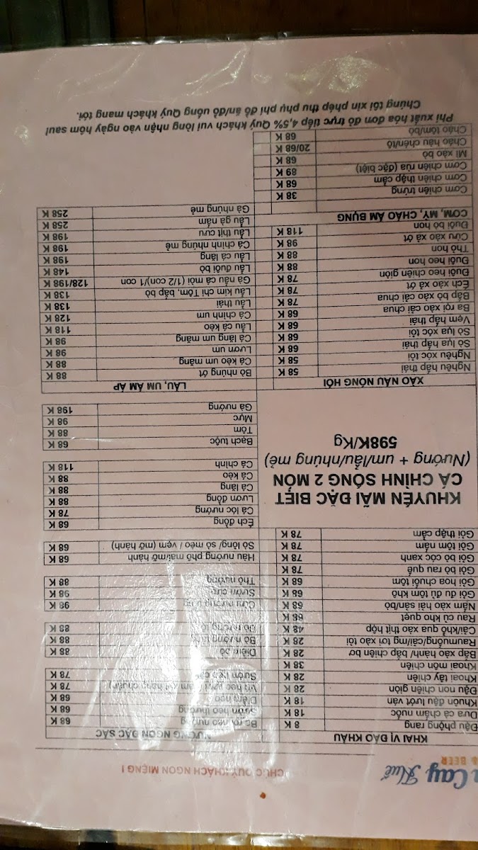 Menu Goc Pho Restaurant-7