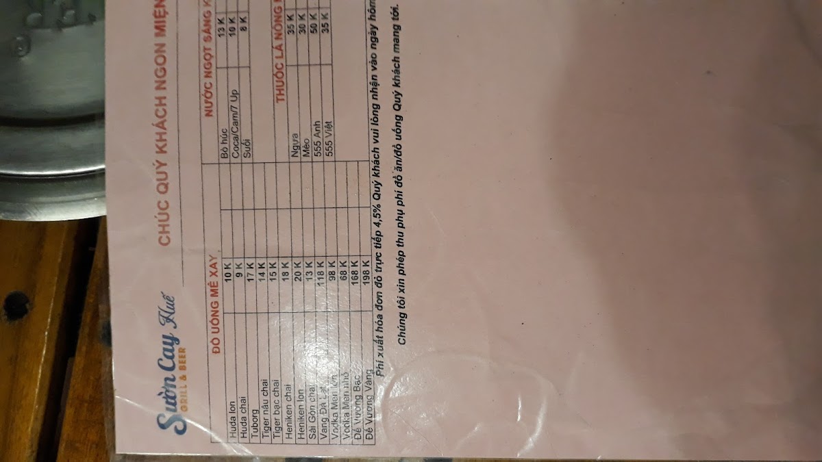 Menu Goc Pho Restaurant-8